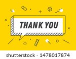 thank you. banner  speech... | Shutterstock .eps vector #1478017874