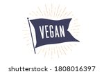vegan. flag grahpic. old... | Shutterstock . vector #1808016397
