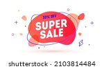 super sale  speech bubble.... | Shutterstock .eps vector #2103814484