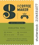 coffee  tag label. modern tag ... | Shutterstock .eps vector #2156531077
