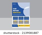 auto repair flyer template ... | Shutterstock .eps vector #2139081887