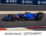 Small photo of MANAMA, BAHRAIN, Sakhir circuit, 3. March 2023: #2, Logan Sargeant, USA, Team Williams F1, during the Bahrain Formula One Grand Prix at the Bahrain International Circuit, on March 03. 2023.