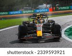 Small photo of Circuit de Spa-Francorchamps, Stavelot, Belgium, 29.JULY. 2023; Sergio Perez during Formula One Belgium Grand Prix