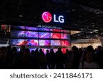 Small photo of Las Vegas Convention Center, Las Vegas, Nevada, USA, 9.January.2024; LG exhibition at the Las Vegas Convention centre during 2024 CES Las Vegas