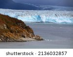 Small photo of Landscape Alaska in the Disenchantment Bay in the background the Hubbard Glacier
