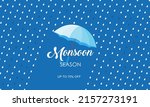 monsoon season sale with... | Shutterstock .eps vector #2157273191
