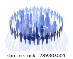 person from building group | Shutterstock . vector #289306001