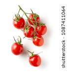 Fresh Raw Tomatoes Isolated On...
