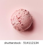 Strawberry Ice Cream Ball On...