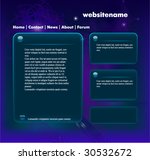 vector web site design template | Shutterstock .eps vector #30532672