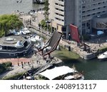 Small photo of London, UK, 7th June 2023 Aerial photos ST Katharine's Marine