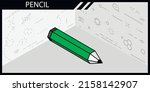 pencil isometric design icon.... | Shutterstock .eps vector #2158142907