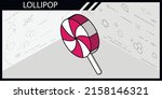 lollipop isometric design icon. ... | Shutterstock .eps vector #2158146321