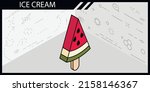 ice cream isometric design icon.... | Shutterstock .eps vector #2158146367