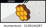 honey isometric design icon.... | Shutterstock .eps vector #2158146387