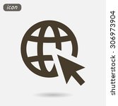 go to web . vector icon 10 eps | Shutterstock .eps vector #306973904
