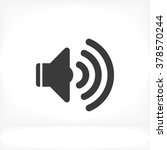 sound icon | Shutterstock .eps vector #378570244