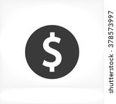 money vector icon | Shutterstock .eps vector #378573997