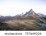 Passo Giau is a mountain pass in the Dolomites, connecting Cortina d'Ampezzo and Colle Santa Lucia in Northeastern Italy. It is located at the foot of La Gusela mountain, a steep dolostones tower.