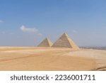 Landscape Of The Pyramids Of...