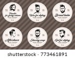 elegant designer labels   care... | Shutterstock .eps vector #773461891