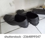 Small photo of Loafers are a type of formal shoe that can be used for various purposes. When working, you can wear formal shoes or loafers to appear neat, elegant and charming. Jakarta-Indonesia, 22 September 2023