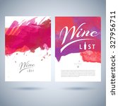 wine cover background paint... | Shutterstock .eps vector #327956711