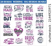 wedding  quotes svg designs... | Shutterstock .eps vector #2144925971