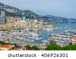 Cityscape of La Condamine, Monaco-Ville, Monaco. Principality of Monaco, French Riviera