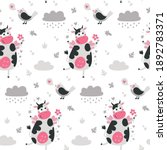 vector seamless pattern with... | Shutterstock .eps vector #1892783371