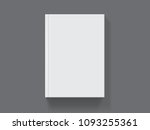 white book with thick cover... | Shutterstock .eps vector #1093255361