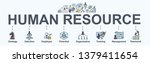 human resource banner web icon... | Shutterstock .eps vector #1379411654