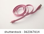 folded usb cable for smartphone ... | Shutterstock . vector #362367614