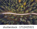 Scenic Aerial View Of A Winding ...