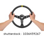 Hands Holding Steering Wheel...