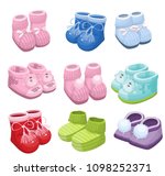 Baby Booties  Socks  Vector