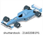 sport and racing cars top view... | Shutterstock .eps vector #2160208191