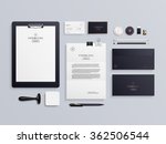 premium corporate identity... | Shutterstock .eps vector #362506544