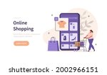 character buying goods online... | Shutterstock .eps vector #2002966151