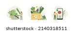 grocery vegetables illustration ... | Shutterstock .eps vector #2140318511