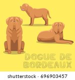 Dog Dogue De Bordeaux Cartoon...