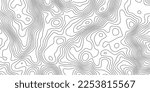 Small photo of Topographic map background geographic line map with elevation assignments. Modern design with White background with topographic wavy pattern design.paper texture Imitation of a geographical map shades
