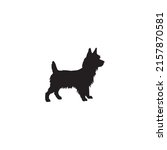 dog symbol silhouette . dog... | Shutterstock .eps vector #2157870581