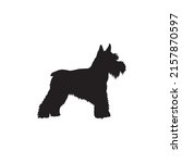 dog symbol silhouette . dog... | Shutterstock .eps vector #2157870597