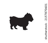 dog symbol silhouette . dog... | Shutterstock .eps vector #2157870601