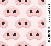 piglet snout  pigs nose cute... | Shutterstock .eps vector #1894618621