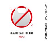 plastic bags free day vector... | Shutterstock .eps vector #1972484624