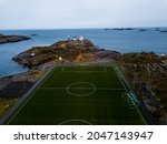 Lofoten islands, Norway, from Reinebringen ridge