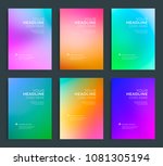 modern abstract annual report ... | Shutterstock .eps vector #1081305194