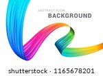 modern colorful flow abstract... | Shutterstock .eps vector #1165678201
